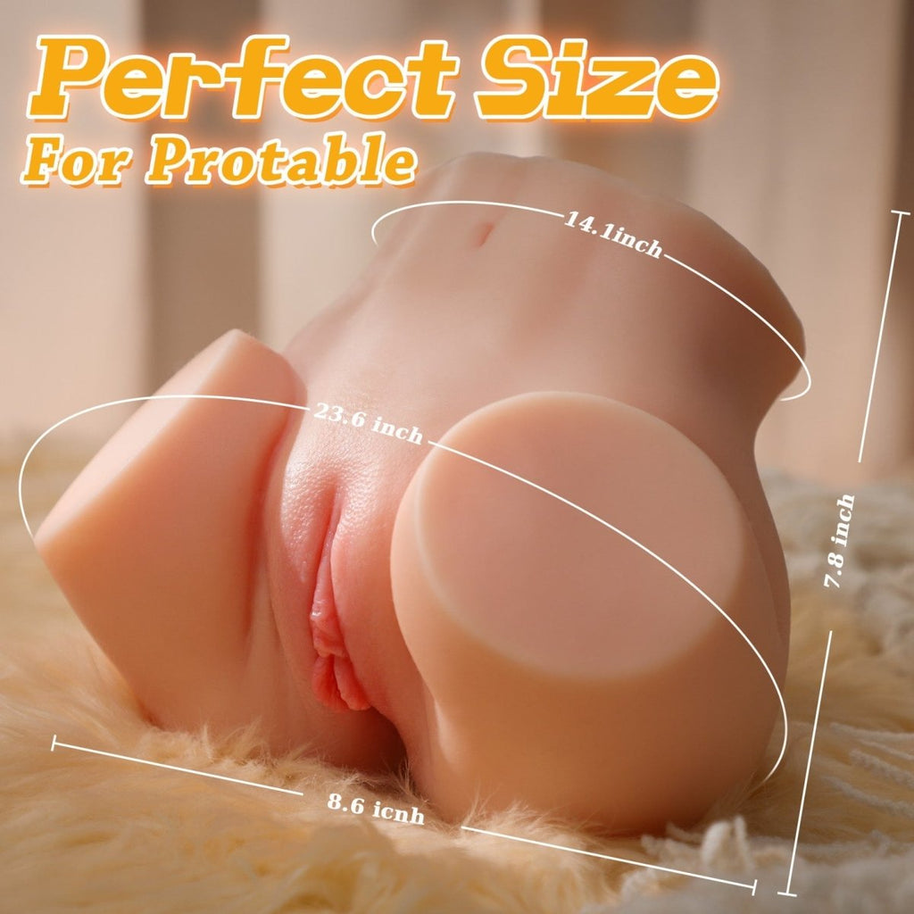 5.7lb Vibrating Male Masturbator Torso Sex Doll